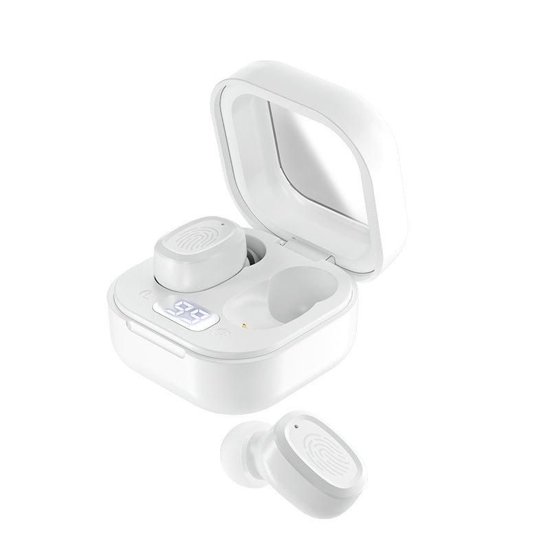 BY18 Digital Display Bluetooth Headphone Wireless Headset with Charging Case BY18 Digital Display Bluetooth Headphone Wireless Headset with Charging Case